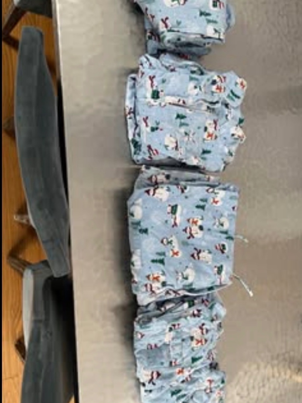 The Company Store flannel snowman pajamas for the whole family